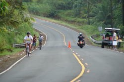 バイクのエイド風景
