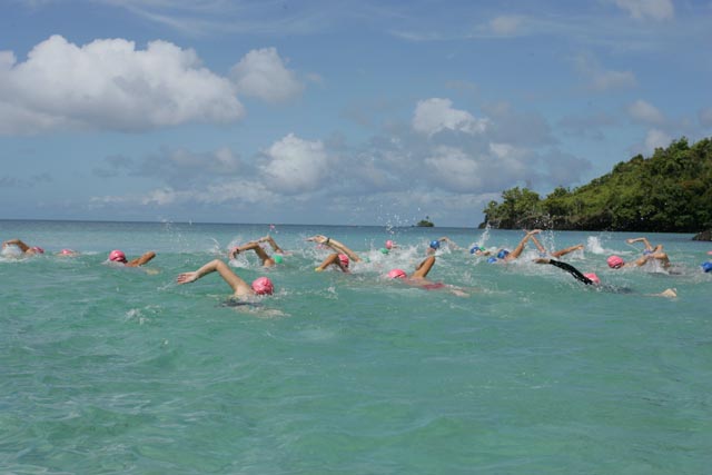 Palau Shell Rainbow Swim